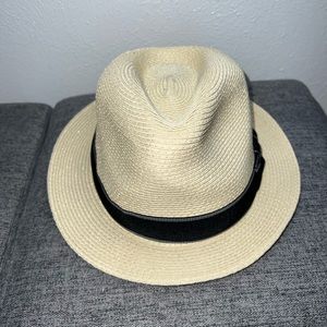Scala Natural Fibre  Fedora Front Pinch Hat Crushable